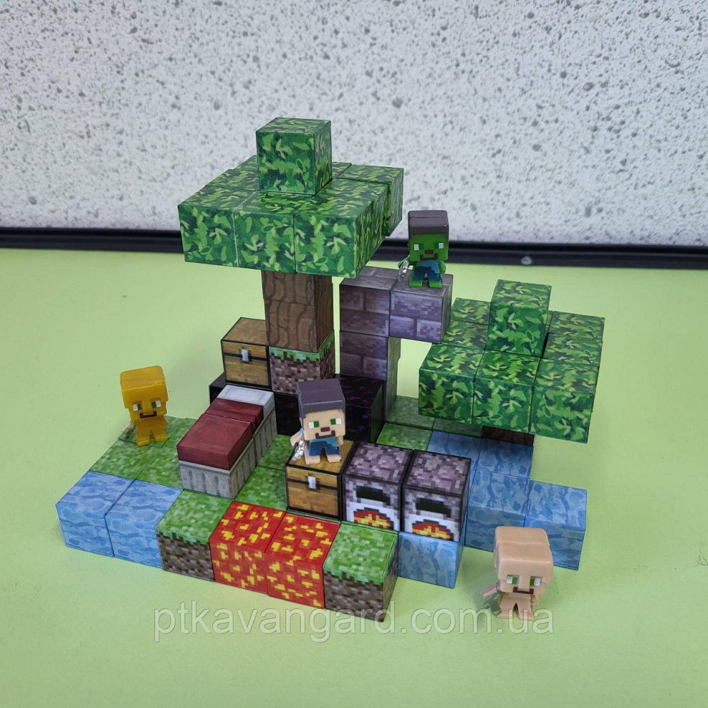 Конструктор магнітний Майнкрафт 72 магнітних блоков Dream World LZCK 067 Хмельницький - фото 4