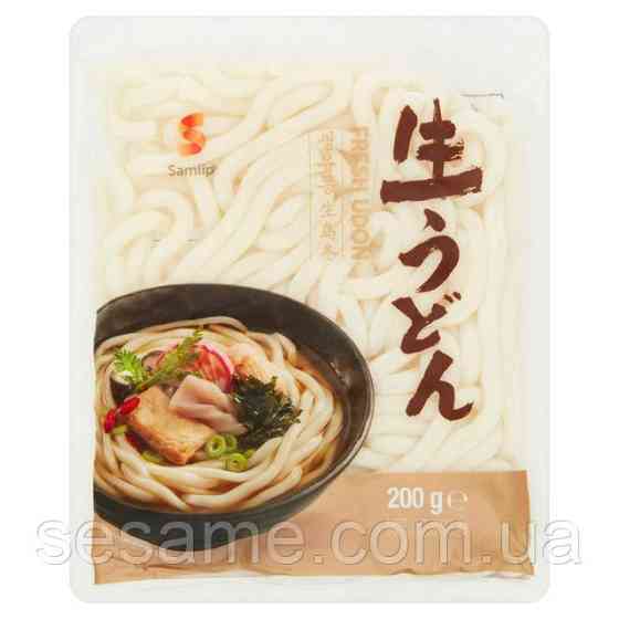 Пшенична локшина Удон Samlip Sanuki Fresh Udon Noodle 600грамм (Корея) Харків