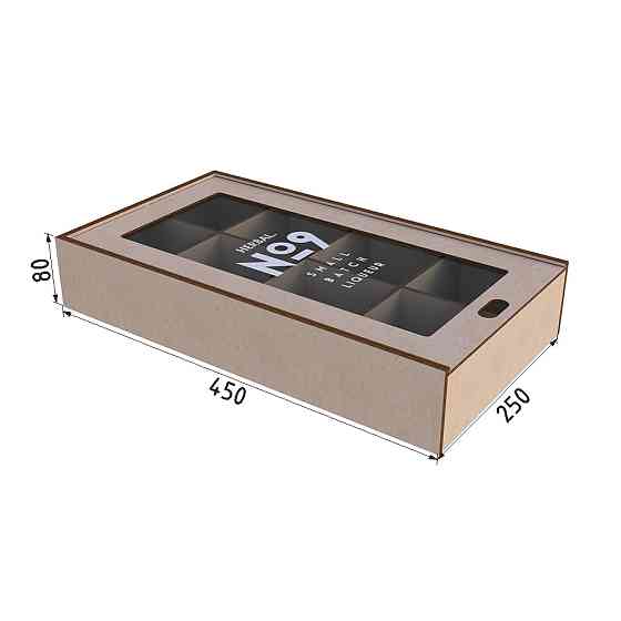 Коробка деревянная EKOSTAR 450х250х80 Киев