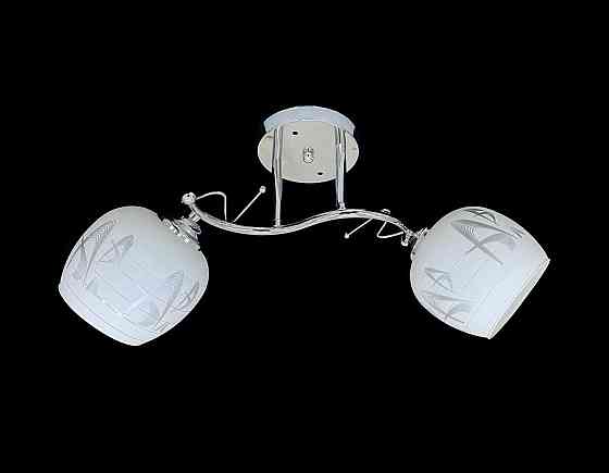 Люстра на два плафона 9509F/2 хром Коломия