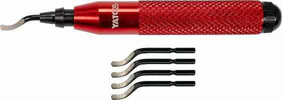 Ніж для знімання фаски і задирок універсальний YATO, l= 135 мм, алюміній/ сталь, 5 запасних лез [50] Одеса