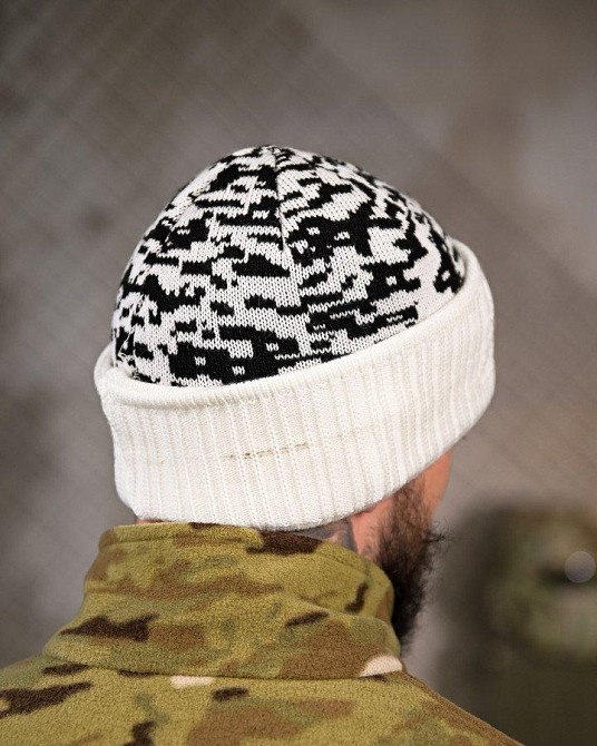 Балаклава трансформер ч/б ТР6281 Одеса - фото 3