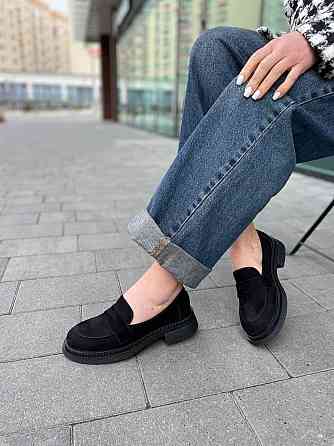 Zemira Туфлі жіночі ZEMIRA Астра/миндаль чорні (весна-осінь, замша натуральна) (5798) Коломия