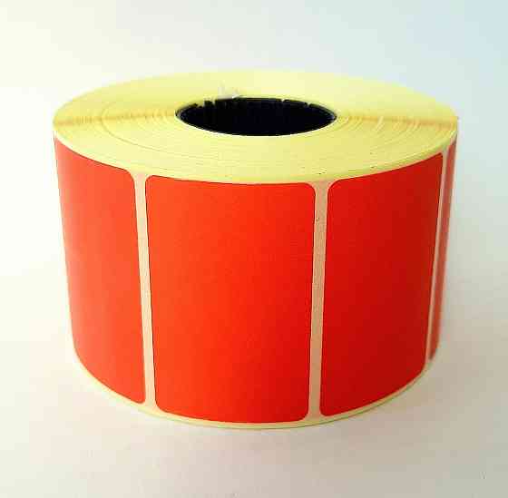 Термоетикетка T. Eco 40мм х 25мм /1000 шт Червона Павлоград