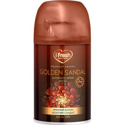 Освіжувач повітря iFresh Premium Aroma Golden Sandal Змінний балон 250 мл (4820268100160) Вінниця - фото 1