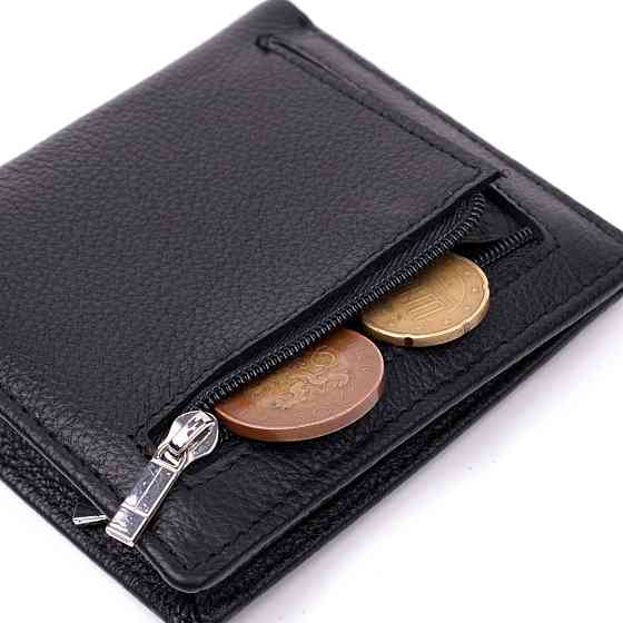 Жіночий гаманець в класичному чорному кольорі ST Leather 19466 Чорний Київ