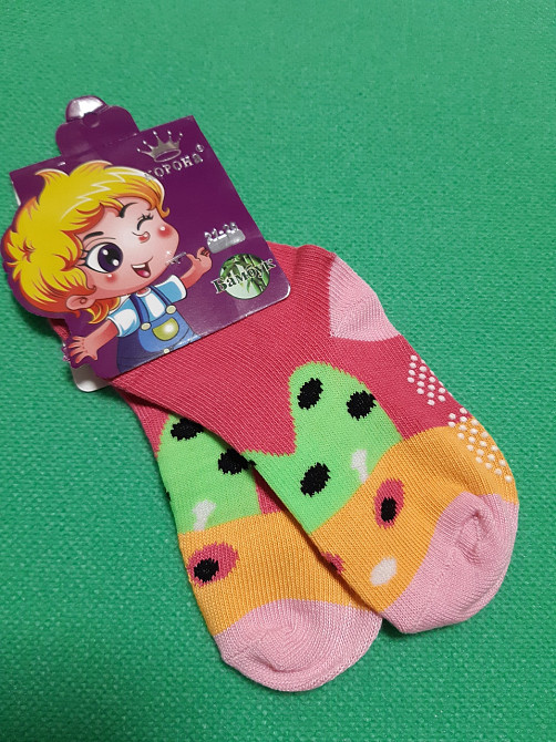 Носки с тормозками - 21-26 размер, по стельке 11-13см, 80% хлопок, 15% бамбук, 5% лайкра Київ - фото 1