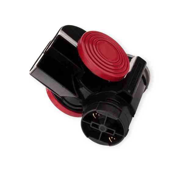 Сигнал воздушный улитка Nautilus 12V с компресором 2 тона черный , тип 1 Мукачево