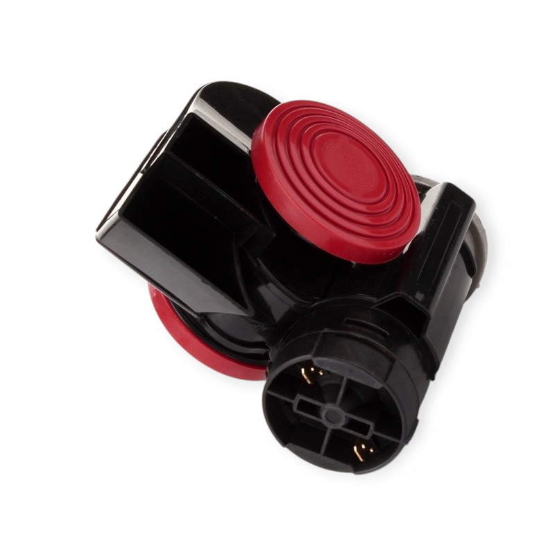 Сигнал повітряний равлик Nautilus 12V з компрессором 2 тони чорний, тип 1 Мукачево - фото 1