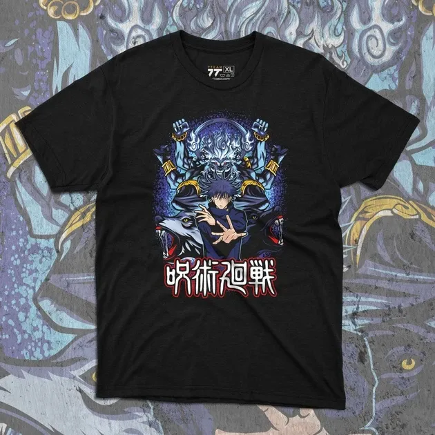 Футболка для підлітка хлопчика з принтом Магическая Битва Мэгуми Фусигуро 2 Розмір 160 Anime10529 Дніпро - фото 1