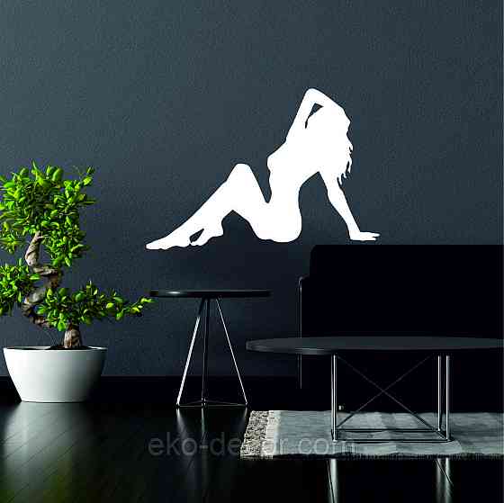 Декоративное настенное Панно «Стриптиз», Декор на стену 50*34 см, Белый Киев