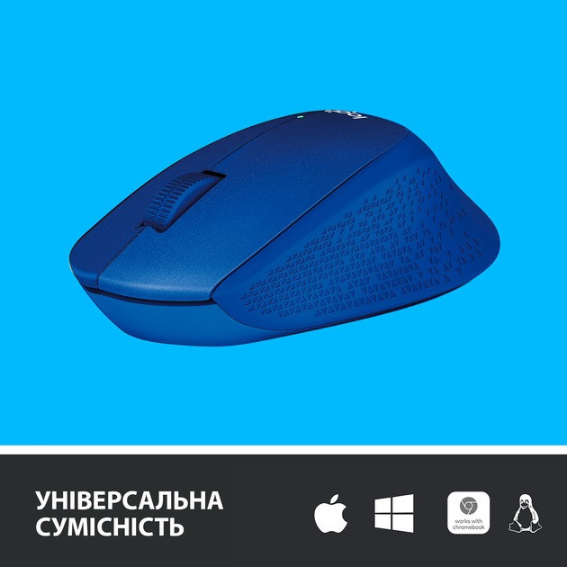 Миша бездротова Logitech M330 Silent Plus Blue (910-004910) Синій Харьков - изображение 3
