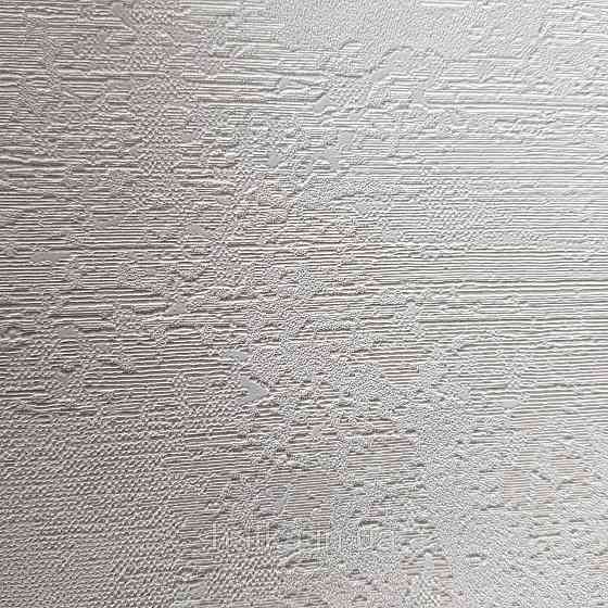 Шпалери метрові вінілові на флізелін 24 Carati Cristiana Masi під штукатурку структурні білі з сріблом Київ