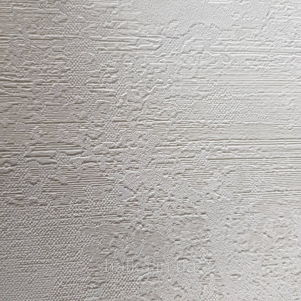 Шпалери метрові вінілові на флізелін 24 Carati Cristiana Masi під штукатурку структурні білі з сріблом Київ - фото 3
