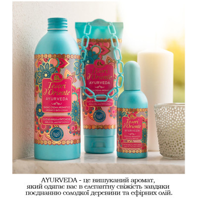 Гель для душа Tesori d'Oriente парфюмированный Аюрведа масло амлы и пачули 500 мл (8008970043630) Винница - изображение 4