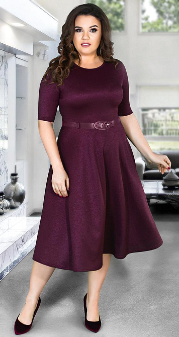 Красивое платье с расклешённой юбкой (44) Киев - изображение 1