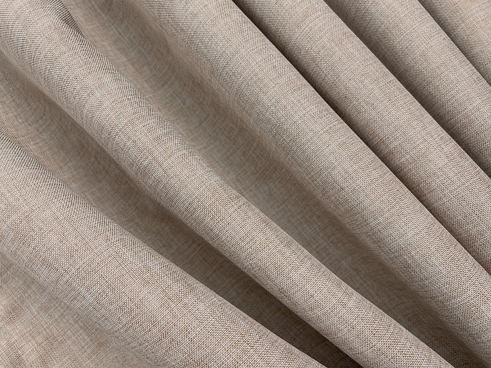 Комплект коротких штор VR-Textil ALORA-TON № 1874ш Бежевый 140х170см 2 шт (35-0432) Киев - изображение 5