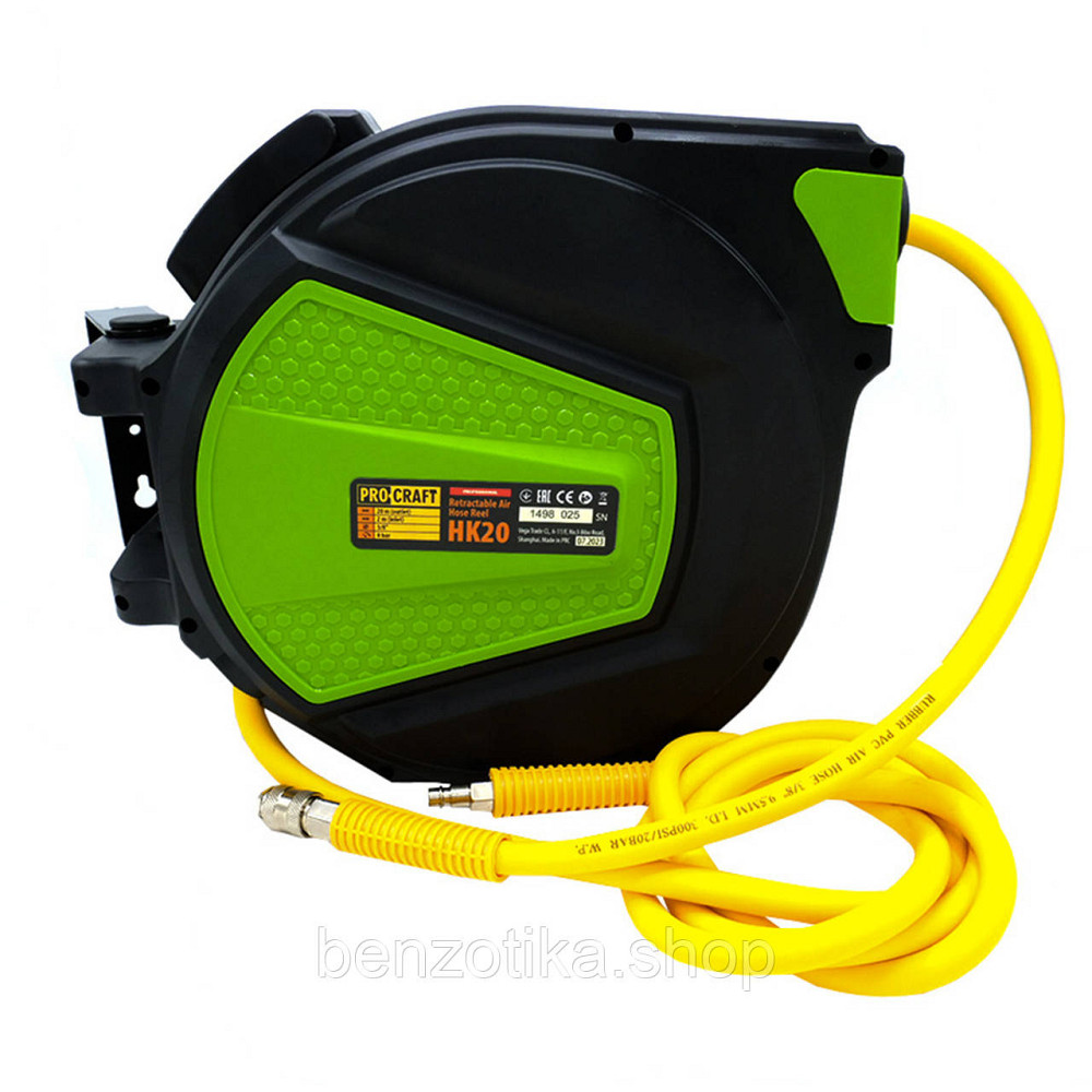 Пневмошланг в котушці Procraft HK20 Київ - фото 1