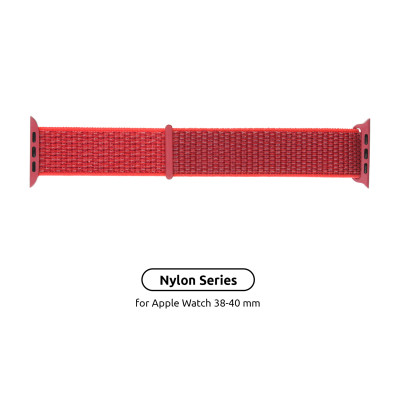 Ремешок для смарт-часов Armorstandart Nylon Band для Apple Watch 42 (Series 11-10)/41/40/38 Hibiscus (ARM57852) Винница - изображение 1