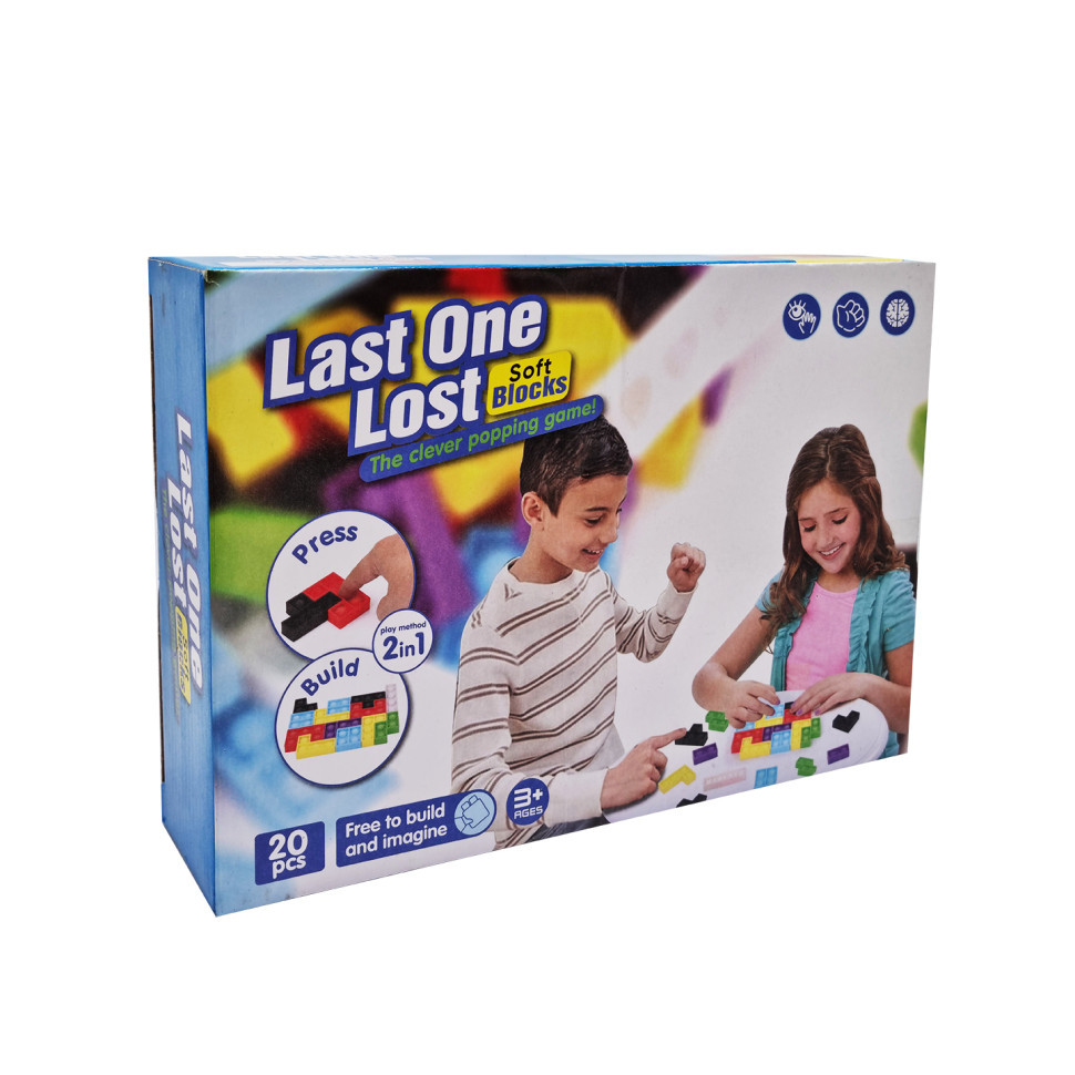 Конструктор детский с силиконовыми пузырями 326PI 20 деталей Синий Винница - изображение 1