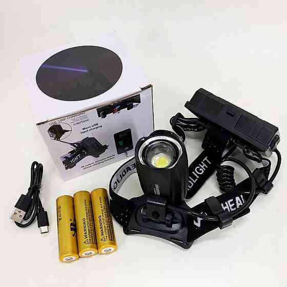 Фонарь налобный BL-T35-P160 3x18650 MO-33 Львов