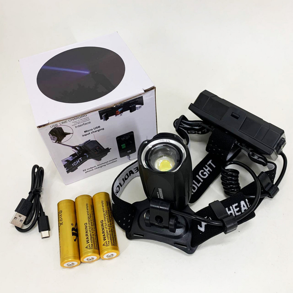 Фонарь налобный BL-T35-P160 3x18650 MO-33 Львов - изображение 6