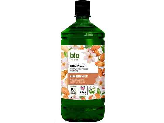 Крем-мило 946мл бутилка ЗАПАСКА Мигдальне молоко ТМ Bio   Solmir Київ