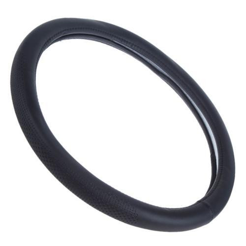 Чохол на кермо VLOD-NPUC980 BK M чорний з одним швом Харків - фото 5