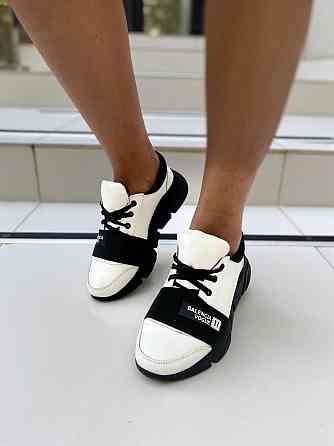 VLADEKS Кросівки жіночі VLADEKS 1074 білі/чор.підошв. (весна-осінь, шкіра натуральна) (3183) Коломия