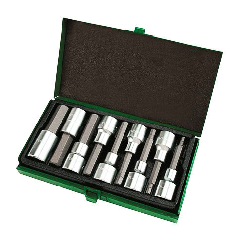 Набор головок-бит шестигранник TOPTUL 1/2" Н4-Н17 80мм GAAD0905 Чернігів - фото 1