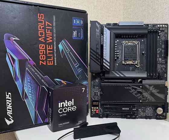 Топ комплект Z890 Aorus, Core Ultra 7 265K материнська плата, процесор. Київ