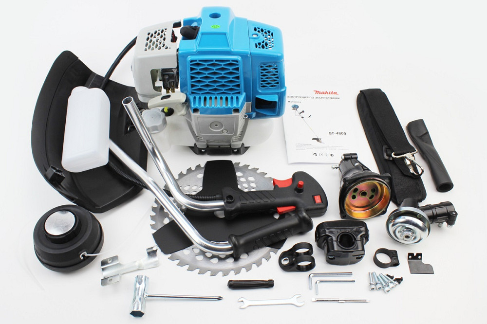 Тример (мотокоса) MAKITA GT4800 - 4,8кВт (шпуля-1шт+ніж 3Т-1шт+40Тпоб-1шт, труба D-28mm x 9T) Киев - изображение 1