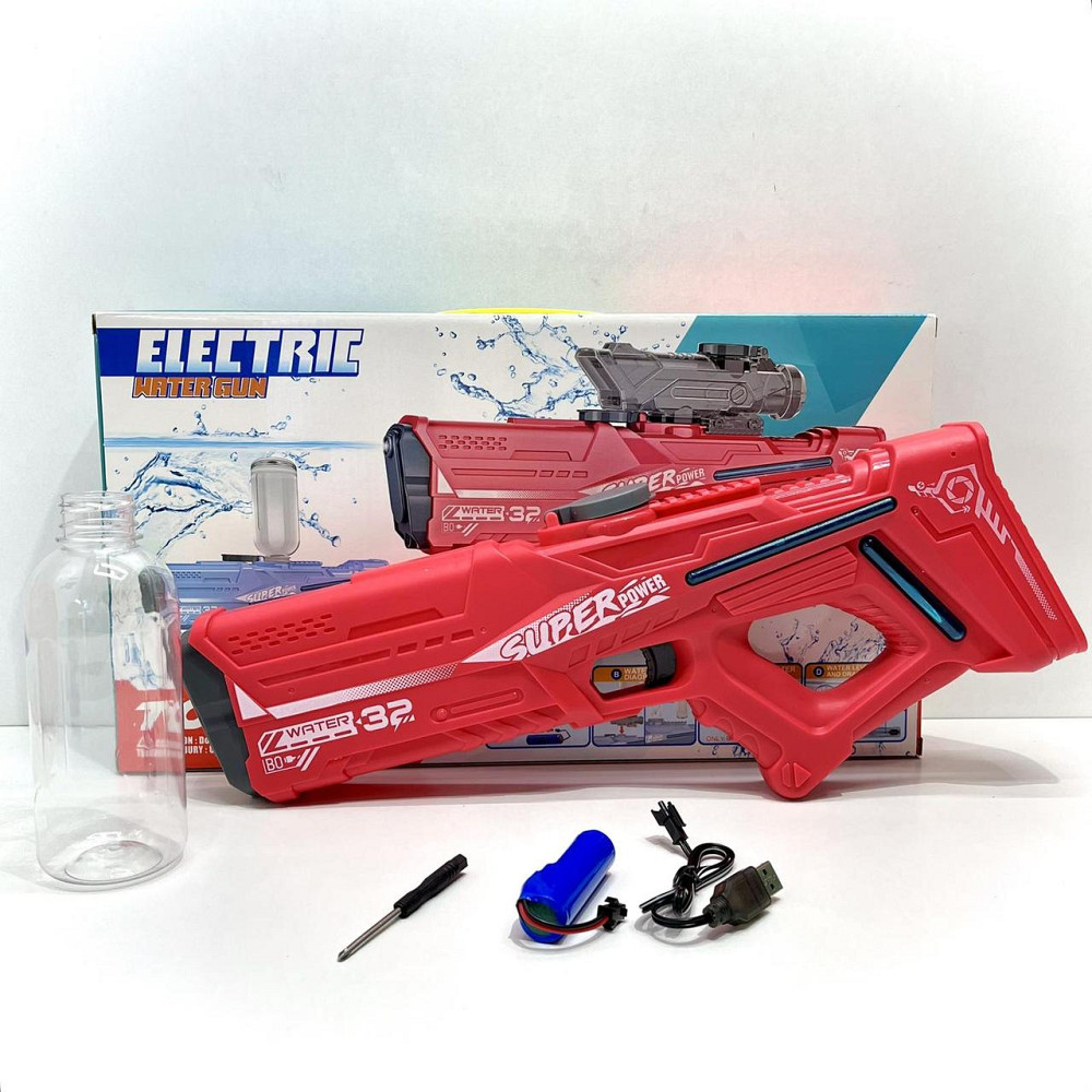 Автомат водяний на акумуляторі 40см Червоний (9002) Чернигов - изображение 1