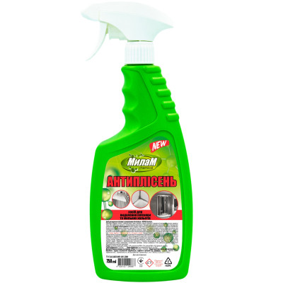 Спрей для чистки ванн Мілам Chemical Антиплесень 750 мл (4820152290687) Винница - изображение 1