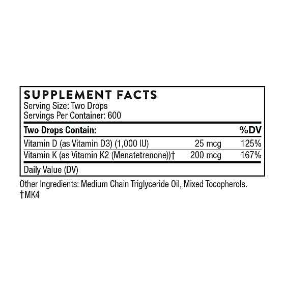Vitamin D+K2 - 1oz Луцьк