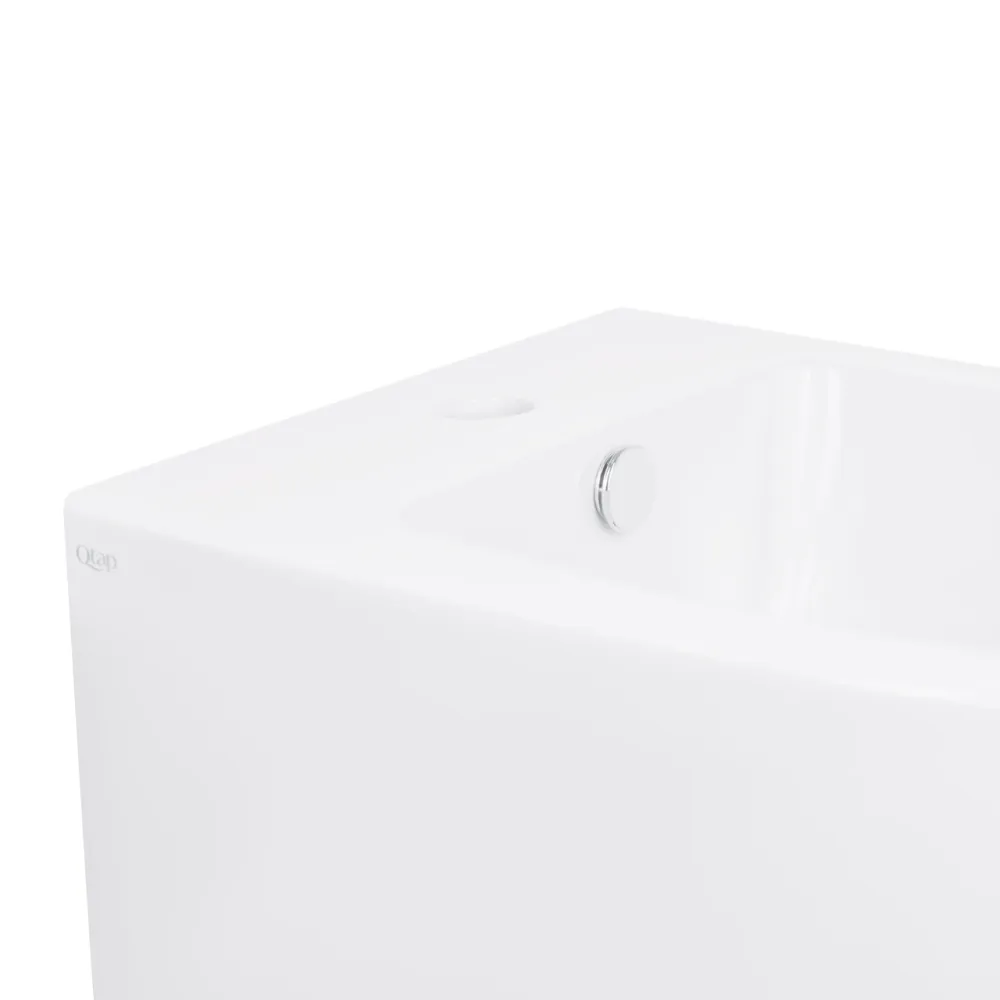 Биде подвесное Qtap Robin 515х370х350 White QT13551381GW Киев - изображение 15