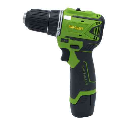 Шуруповерт акумуляторний Procraft 12 В з безщітковим двигуном 1 батареєю LI-ION, Шурупокрут акумуляторний безударний Львів