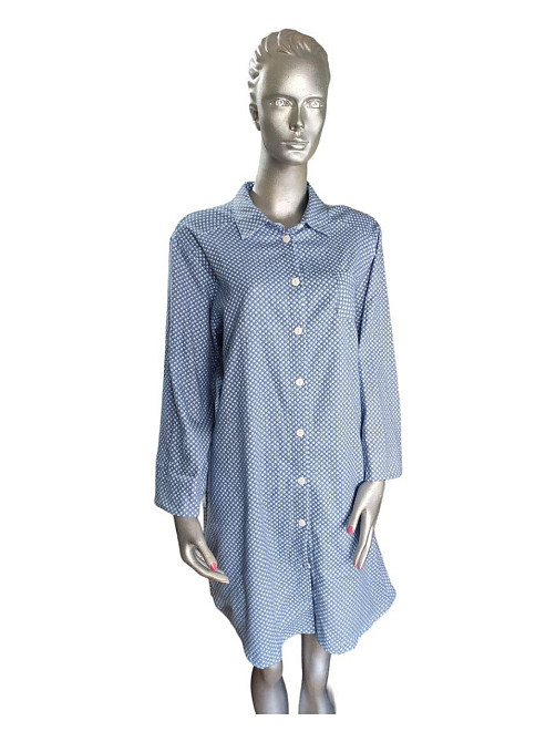 Фланелевая Туника - платье р. 54 женская голубая Киев - изображение 2