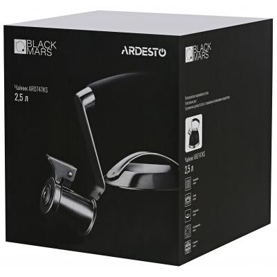 Чайник Ardesto Black Mars 2,5 л (AR0747KS) Винница - изображение 3
