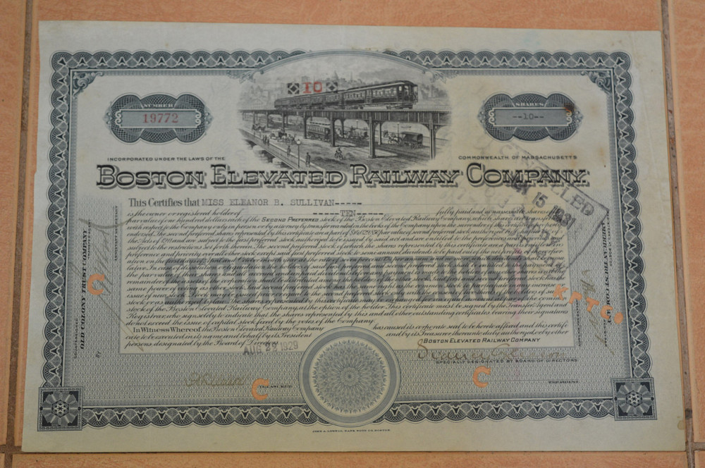 Акція. США. 1929 рік No19772 (Б-4) Полтава - фото 1