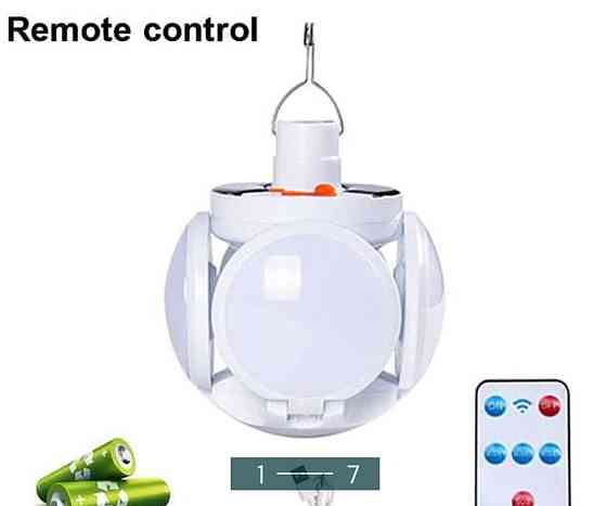 Лампа — ліхтар LED підвісна на акумуляторі із сонячною панеллю з Д/К. Київ