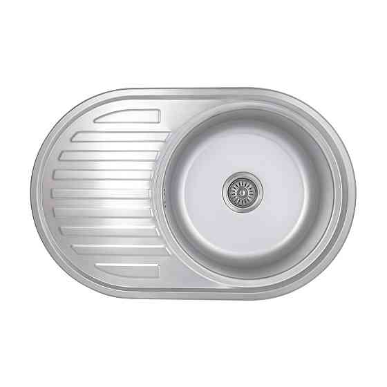 Кухонная мойка Brinex 7750 0,8 мм Satin (BRIN7750SAT08) Киев