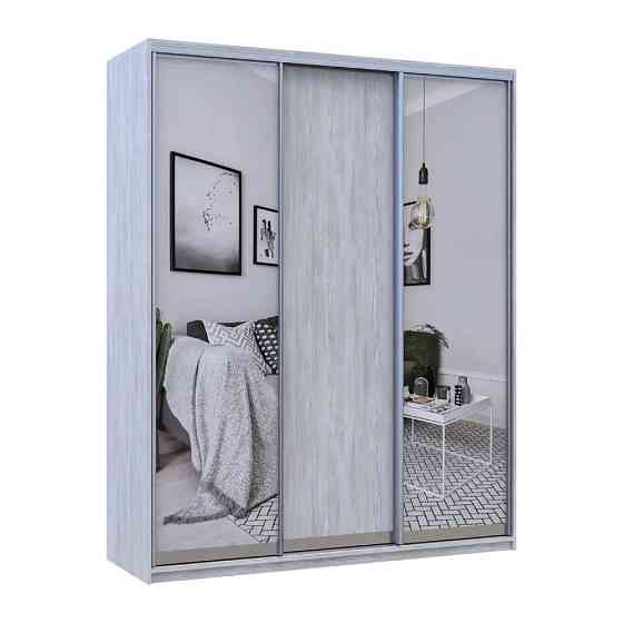 Шафа-купе Doros Сіті Лайт Сосна Натті 1 ДСП / 2 дзеркала 180х60х225 (DRS-011968) Дніпро