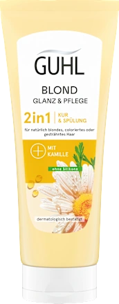 GUHL Haarkur & Conditioner 2in1 Blond Glanz & Pflege Средство-кондиционер для волос 2-в-1 для блондинок - блеск и уход Киев