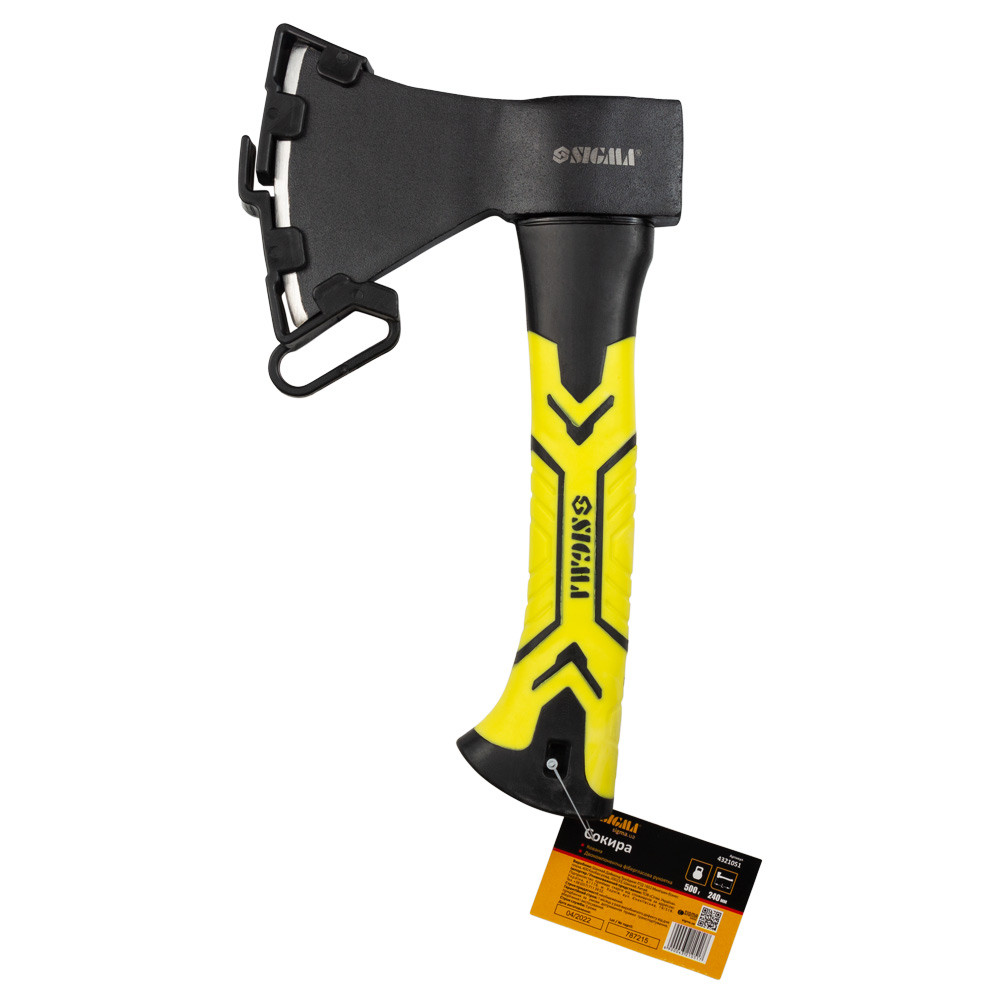 Sigma Топор 500г фиберглассовая рукоятка SIGMA (4321051) Коломыя - изображение 3