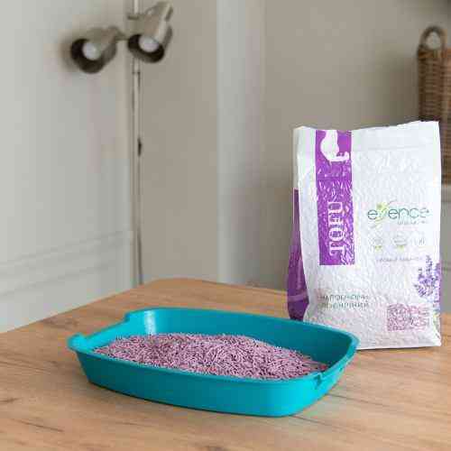 Наповнювач для котячого туалету Essence з тофу, з ароматом лаванди, 6 л Київ