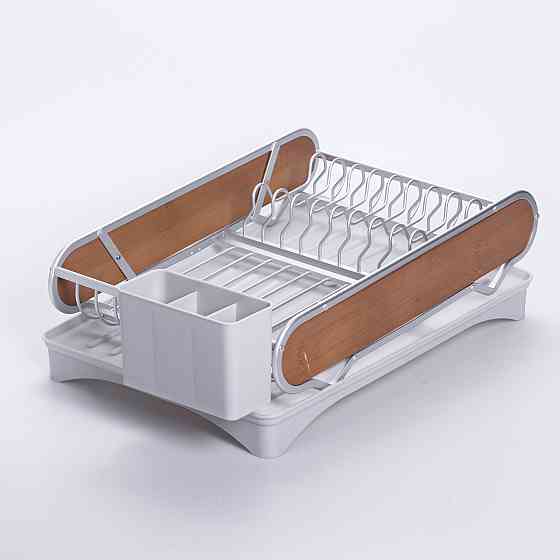 Сушарка для посуду алюмінієва з піддоном пластиковим 47x29x13 см HP-46-9-A Київ