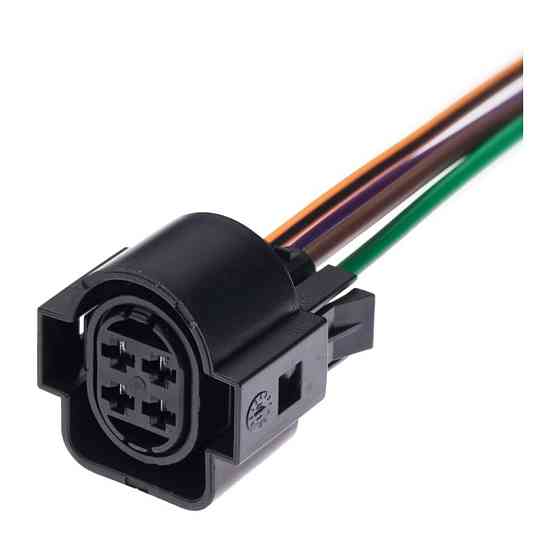 Роз'єм конектор с проводом, 4-кон., 1H0973734, VAG Германия, Франция, Германия Багато Audi, Bugatti, Porsche, Seat, Skoda, VW Київ