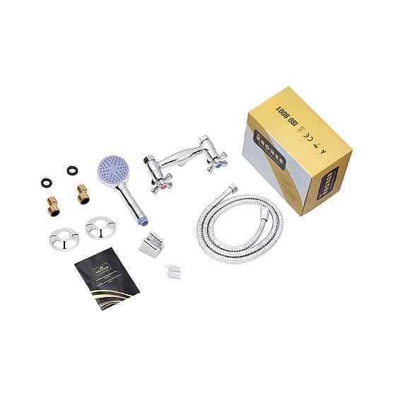 Змішувач для душу Kroner KRM Rhein - C050 з душовим гарнітуром Київ