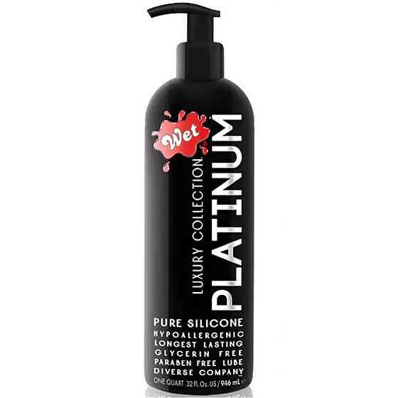 Лубрикант на силиконовой основе Wet Platinum Premium Lubricant, 946 мл Sex Aura Киев